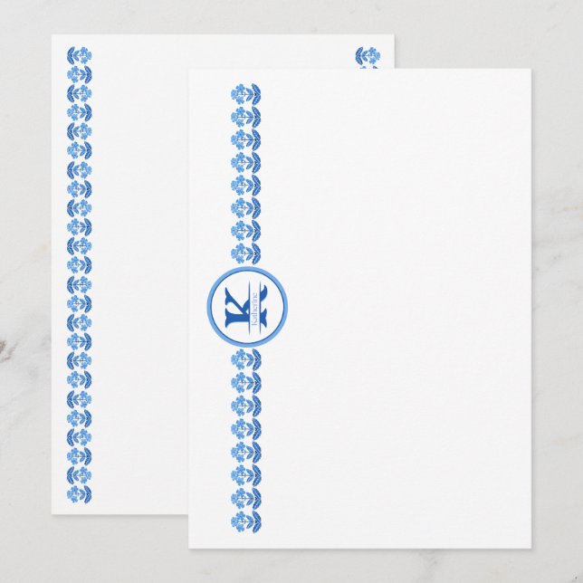 Cartão De Agradecimento Katherine Card (Frente/Verso)