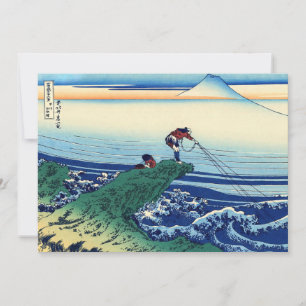 Cartão De Agradecimento Katsushika Hokusai - Kajikazawa na província de K