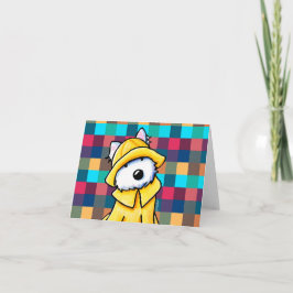 Cartão De Agradecimento KiniArt Raincoat Westie