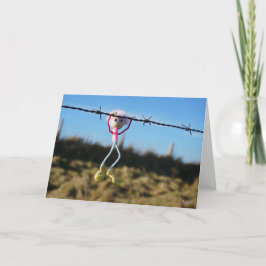 Cartão De Agradecimento Krachtpatser meisje Fubby.