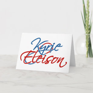 Cartão De Agradecimento Kyrie Eleison