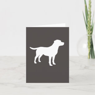 Cartão De Agradecimento Labrador Dog Baby Shower Lab Grey Gender Neutral