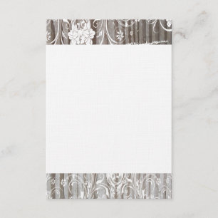 Cartão De Agradecimento Lace De Shabby De Madeira Banhada Obrigado Cartõe