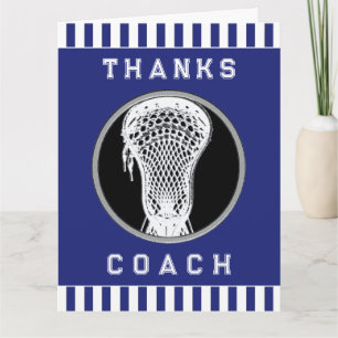 Cartão De Agradecimento Lacrosse Coach