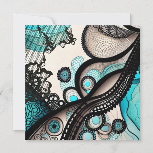 Cartão De Agradecimento Lacy Lady (Frente)