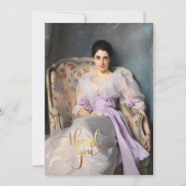 Cartão De Agradecimento Lady Agnew de Lochnaw 1864