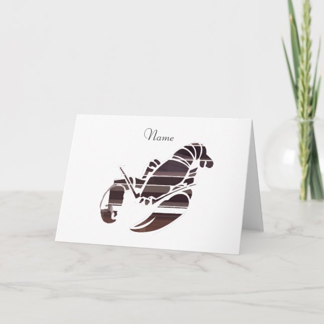 Cartão De Agradecimento Lagostas de Maine Vermelha Thunder_Cove (Frente)