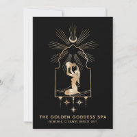 *~* Lâmpadas Estrelas Ouro Deusa Marítima Urn 5x7