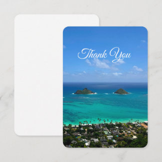 Cartão De Agradecimento Lanikai Oahu