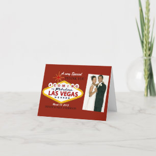 Cartão De Agradecimento Las Vegas Wedding Thank You Photo Cards