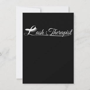 Cartão De Agradecimento Lash Therapist Eyelash Lover Lash Tech L