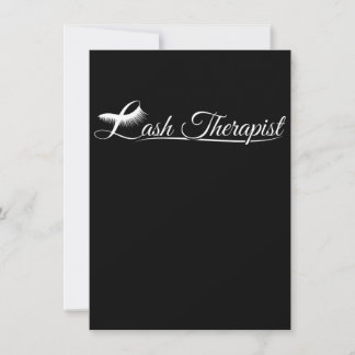 Cartão De Agradecimento Lash Therapist Eyelash Lover Lash Tech L