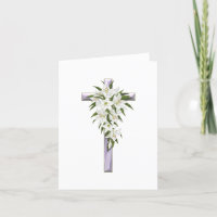 Lavanda Cruzada com Lily All Occastion Note Card