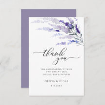 Lavanda Floral Botânica Selvagem Lilac Casamento