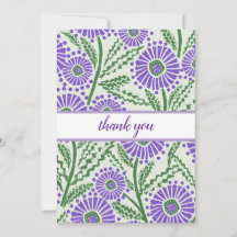 Lavanda, Impressão de Bloco Verde E Branco Inspira