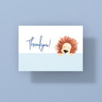 Leão primeiro aniversario Azul