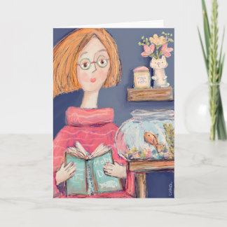 Cartão De Agradecimento Leitura à placa de saudação Ishmael