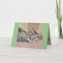 Cartão De Agradecimento Lembrando da placa de saudação Gretel Lou