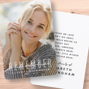 Cartão De Agradecimento Lembre-se da Foto Elegante Simples e Moderna do Me