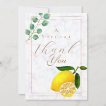 Lemon Marble Obrigado