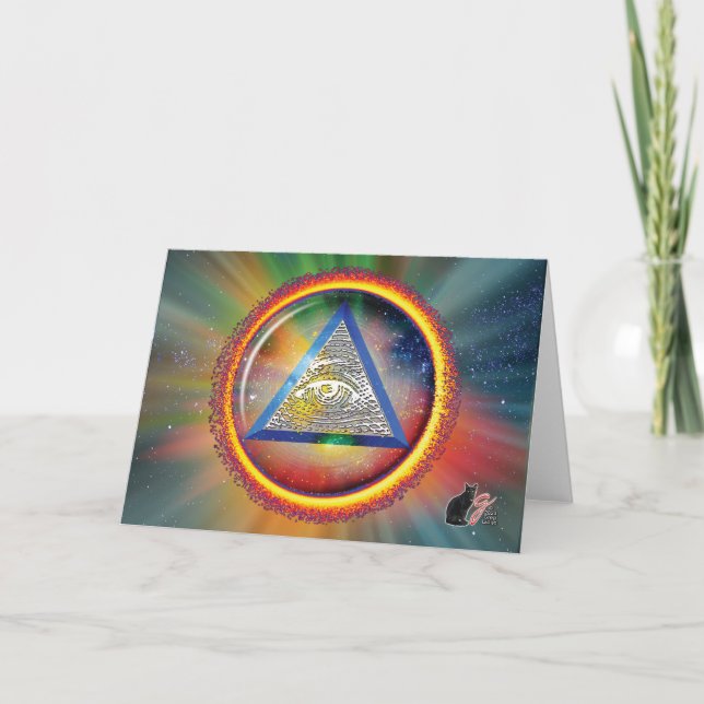 Cartão De Agradecimento Lente de Providência (Frente)