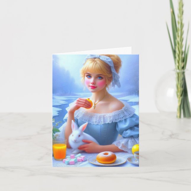 Cartão De Agradecimento Les merveilles d'Alice au pays imaginaire -  (Frente)