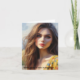 Cartão De Agradecimento Les mots du cœur, carte pour tous