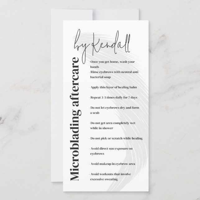 Cartão De Agradecimento Letra Branca Simples De Sobremesa (Frente)