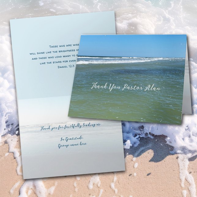 Cartão De Agradecimento Liderança Da Igreja Obrigado Do Grupo (Criador carregado)