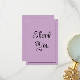 Cartão De Agradecimento Lilac