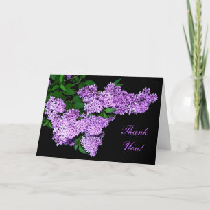 Cartão De Agradecimento Lilac Thank You!
