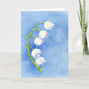 Cartão De Agradecimento Lily of the Valley Thank You Card