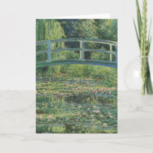 Cartão De Agradecimento Lily Pond, Painting Oil Landscape, Monet