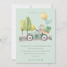 Lindo Urso de Pelúcia Verde Água para Festa de Ani