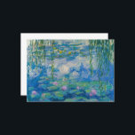 Cartão De Agradecimento Lírios de Claude Monet<br><div class="desc">Claude Monet - Waterlily,  1916-1919. Oscar-Claude Monet (1840-1926) foi pintor e fundador francês da pintura impressionista que é vista como um precursor chave do modernismo,  especialmente em suas tentativas de pintar a natureza à medida que a percebia.</div>
