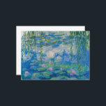 Cartão De Agradecimento Lírios de Claude Monet<br><div class="desc">Claude Monet - Waterlily,  1916-1919. Oscar-Claude Monet (1840-1926) foi pintor e fundador francês da pintura impressionista que é vista como um precursor chave do modernismo,  especialmente em suas tentativas de pintar a natureza à medida que a percebia.</div>