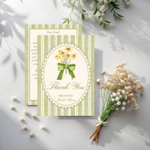 Listras verde salvia retro elegante chá de noiva