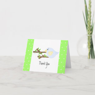Cartão De Agradecimento Little Bluebird Thank You