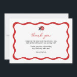Cartão De Agradecimento Little Ladybug Birthday Obrigado<br><div class="desc">Aniversário De Ladybug Obrigado Cartões</div>