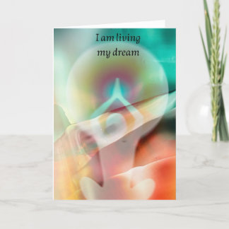 Cartão De Agradecimento Live your dream