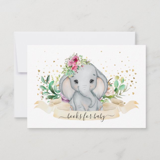 Cartão De Agradecimento Livros Gelados Para Pedido De Bebê (Verso)