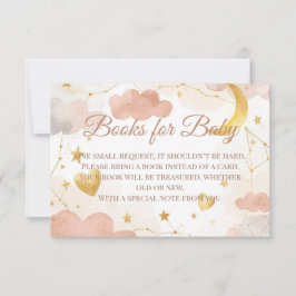 Cartão De Agradecimento Livros para Inserção de Bebê | Chuveiro de Bebê Ce