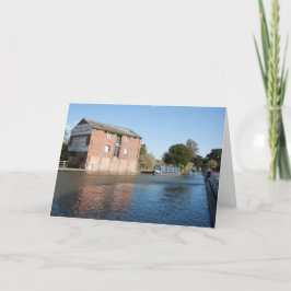 Cartão De Agradecimento Llangollen Canal Ellesmere Inglaterra