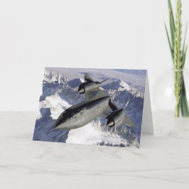 Cartão De Agradecimento Lockheed SR-71B Blackbird