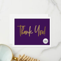 Logotipo da empresa personalizada Faux Dourado Pur