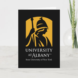 Cartão De Agradecimento Logotipo Icônico da Universidade de Albany