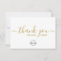 Logotipo personalizado Simples Elegante Ouro Pedid