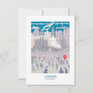 Cartão De Agradecimento London Skyline
