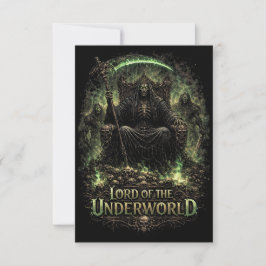 Cartão De Agradecimento Lord of the Underworld