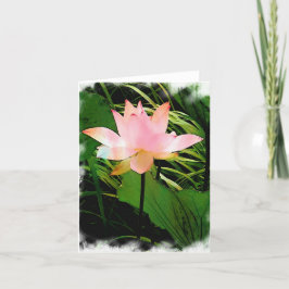 Cartão De Agradecimento Lotus Notecard